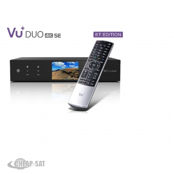 VU+ Duo 4K SE BT 1x DVB-S2X FBC Twin Tuner PVR ready Linux Receiver UHD 2160p